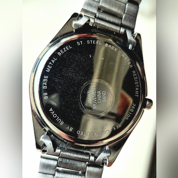 NIB TFX By Bulova Men's Silver Date Display Watch - Picture 6 of 6